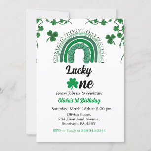 Invitación de cumpleaños de San Patricio