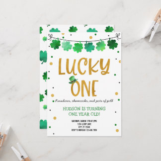 Invitación de cumpleaños de San Patricio