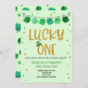 Invitación de cumpleaños de San Patricio