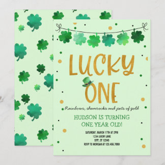 Invitación de cumpleaños de San Patricio