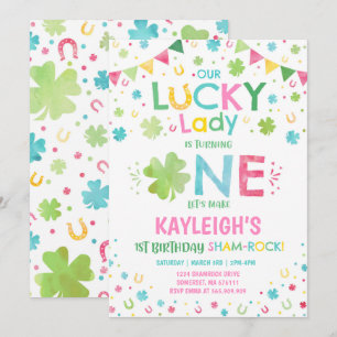 Invitación de cumpleaños de San Patricio Fiesta
