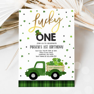 Invitación de cumpleaños de San Patricio, un Fiest