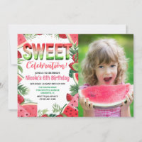 INVITACIÓN DE CUMPLEAÑOS DE SANDÍA PARA CUALQUIER
