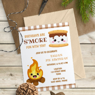 Invitación de cumpleaños de Smores