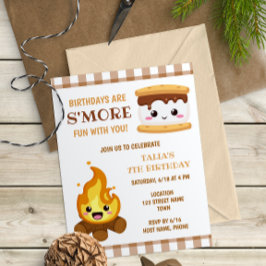 Invitación de cumpleaños de Smores