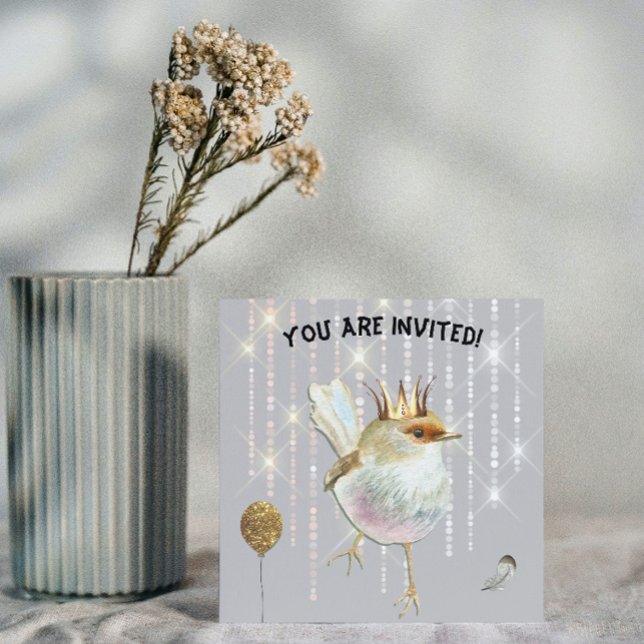 Invitación de cumpleaños de Song Bird (Subido por el creador)