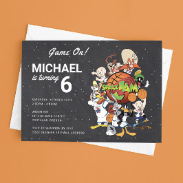 Invitación de cumpleaños de SPACE JAM™ Chalkboard