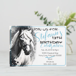 Invitación de cumpleaños de Spirit Pony 20