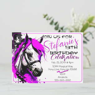 Invitación de cumpleaños de Spirit Pony 30