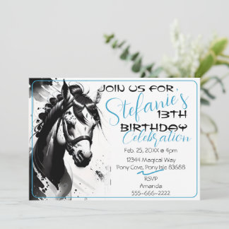 Invitación de cumpleaños de Spirit Pony 8