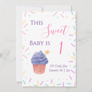 Invitación de cumpleaños de Sprinkle