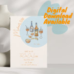 Invitación de cumpleaños de Spritz en Italia<br><div class="desc">Celebra tu día especial con esta animada invitación de cumpleaños italiana con temática de Spritz! Con vibrantes acuarelas inspiradas en el clásico cóctel Aperol Spritz, esta invitación marca el tono perfecto para una celebración de cumpleaños divertida y festiva. Ideal para los amantes de la cultura italiana, de deliciosos cócteles y...</div>