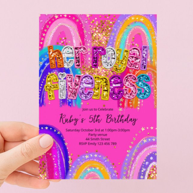 Invitación de cumpleaños de Su Alteza Real Quinida (Subido por el creador)