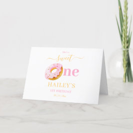 Invitación de cumpleaños de Sweet One Donuts, Donu