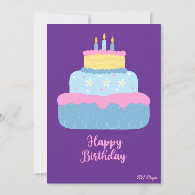 Invitación de cumpleaños de Tabby (Reverso)
