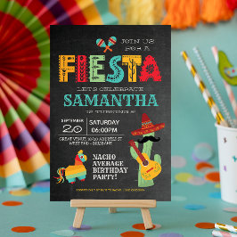 Invitación de cumpleaños de temática mexicana