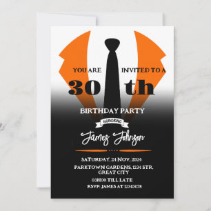 Invitación de cumpleaños de Tuxedo