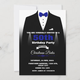 Invitación de cumpleaños de Tuxedo