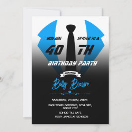 Invitación de cumpleaños de Tuxedo