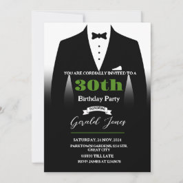 Invitación de cumpleaños de Tuxedo