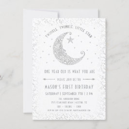 Invitación de cumpleaños de Twinkle Twinkle Little