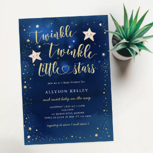 Invitación de cumpleaños de Twinkle Twinkle Little