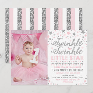 Invitación de cumpleaños de una pequeña estrella d