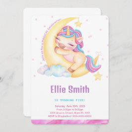 Invitación de cumpleaños de Unicornio