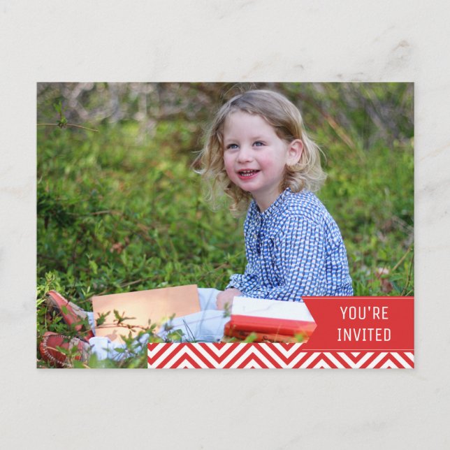 Invitación de cumpleaños de Upsherin (Anverso)
