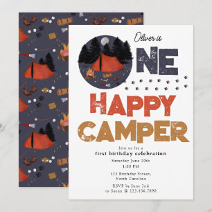 Invitación de cumpleaños de verano para un feliz c