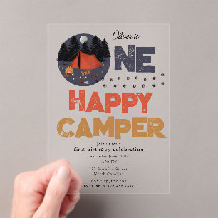 Invitación de cumpleaños de verano para un feliz c
