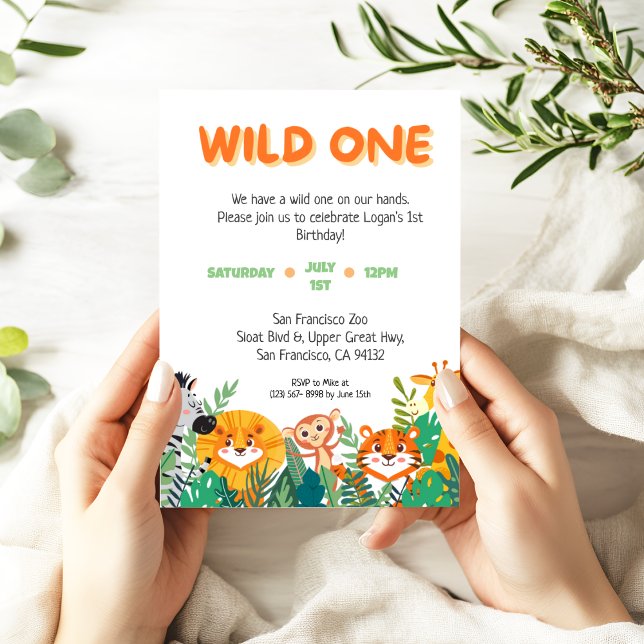 Invitación de cumpleaños de Wild One Boy (Subido por el creador)