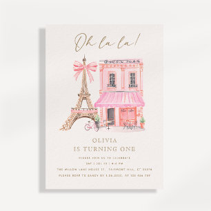 Invitación de cumpleaños del Café Parisino