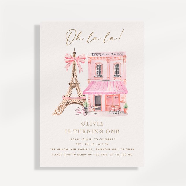 Invitación de cumpleaños del Café Parisino (Subido por el creador)