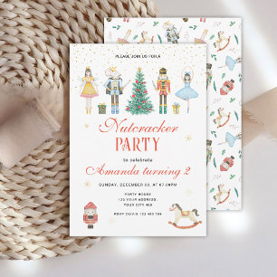 Invitación de cumpleaños del Cascanueces