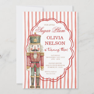Invitación de cumpleaños del Cascanueces Ballet de