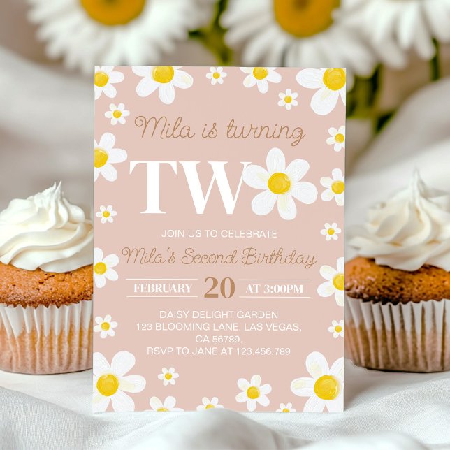 Invitación de cumpleaños del Chica Daisy Bloom Boh (Subido por el creador)