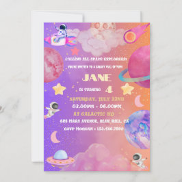 Invitación de cumpleaños del Chica del Explorador 