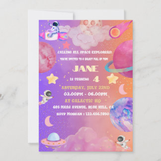 Invitación de cumpleaños del Chica del Explorador 