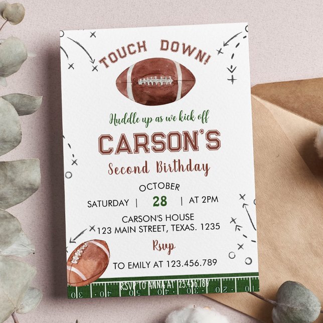 Invitación de cumpleaños del chico del fútbol (Subido por el creador)