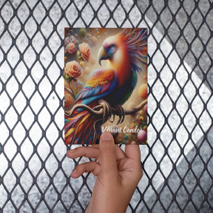 Invitación de cumpleaños del cóndor vibrante posad