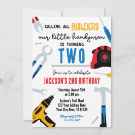 Invitación de cumpleaños del constructor, Handyman