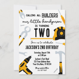 Invitación de cumpleaños del constructor, Handyman
