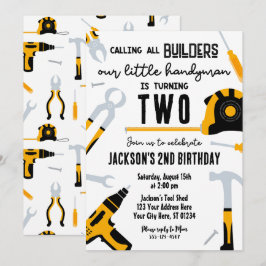 Invitación de cumpleaños del constructor, Handyman