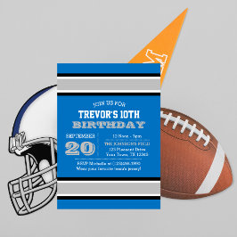 Invitación de cumpleaños del equipo Silver y Light