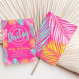 Invitación de cumpleaños del Fiesta de la piscina