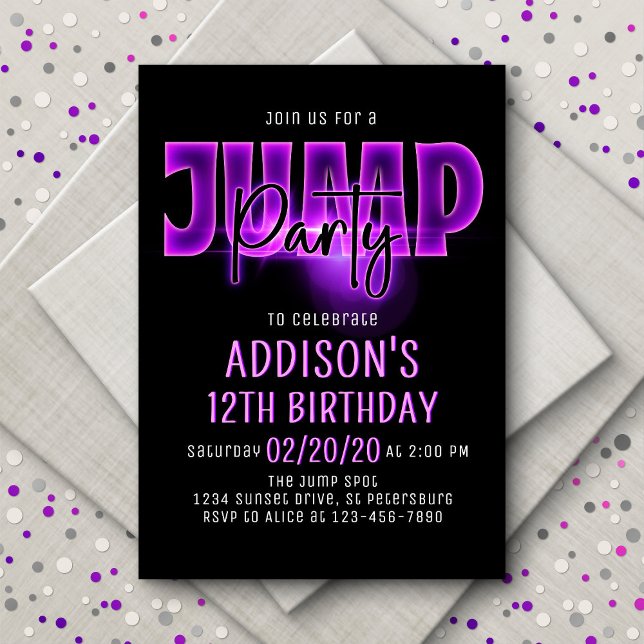 Invitación de cumpleaños del Fiesta de Salto de Ne (Subido por el creador)