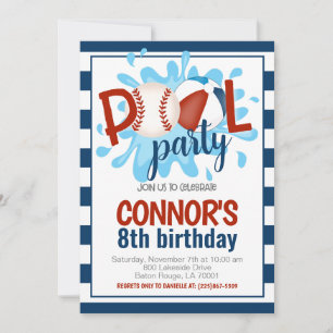 Invitación de cumpleaños del Fiesta del grupo de b
