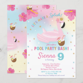 Invitación de cumpleaños del Fiesta del grupo Flam