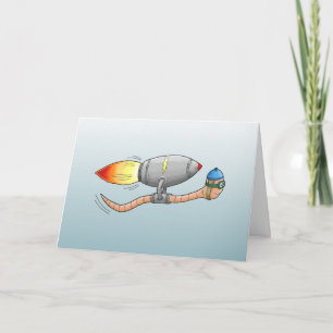 Invitación de cumpleaños del gusano de tierra cohe